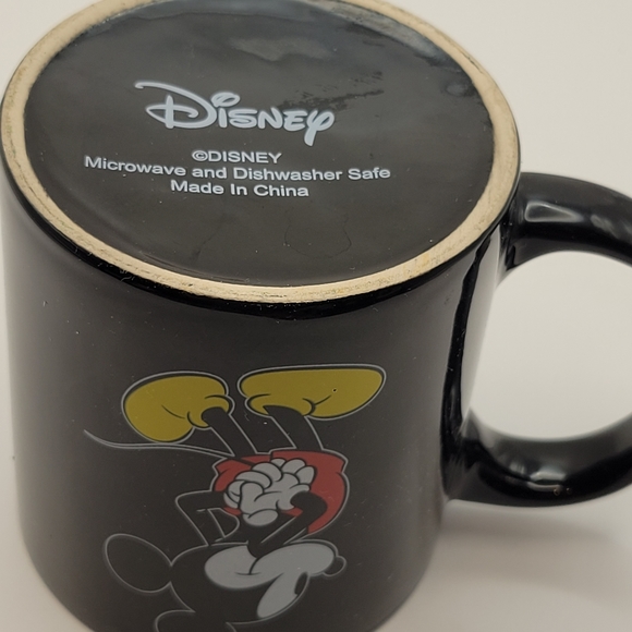 Disney Mickey Mouse Mug Black Red Coffee Cup. - Picture 5 of 5